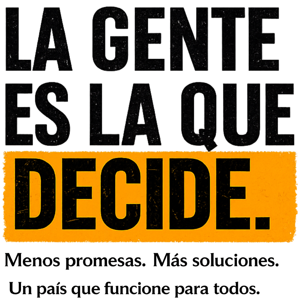 La gente es la que decide